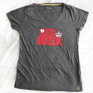 tasc Red Queen V-Neck T-Shirt